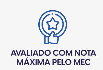 Avaliado com nota máxima pelo mec