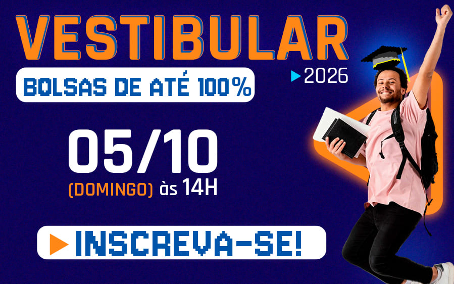 VESTIBULAR 2026 - INSCRIÇÕES ABERTAS!